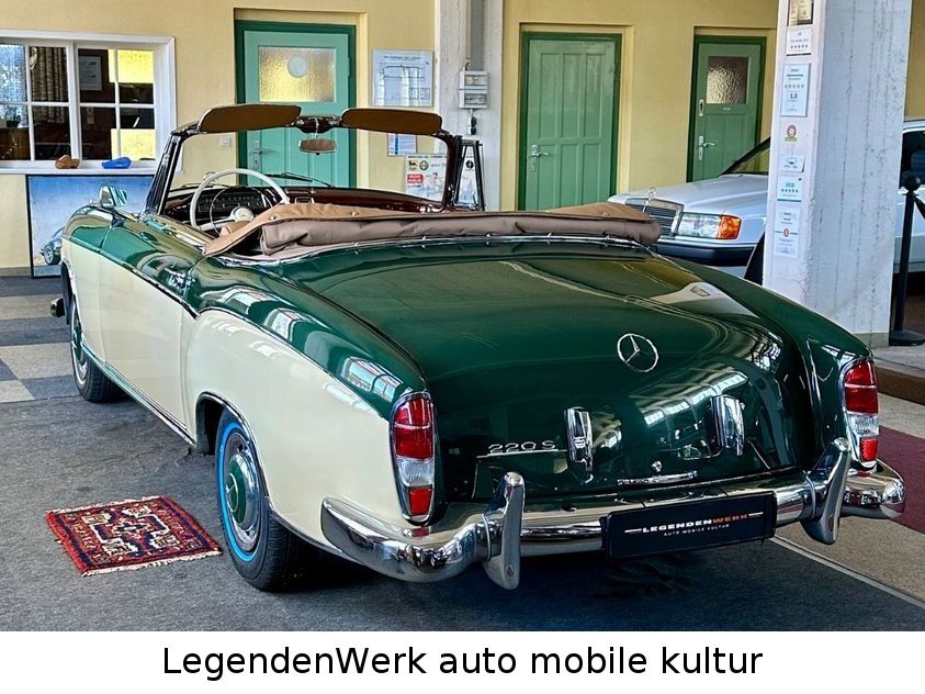 Fahrzeugabbildung Mercedes-Benz 220 S 180 PONTON CABRIOLET Classic A. Note 1-