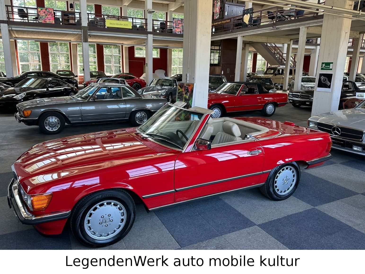 Fahrzeugabbildung Mercedes-Benz SL 560 R107 MB EU-Umrüstung Verdeck /Technik neu