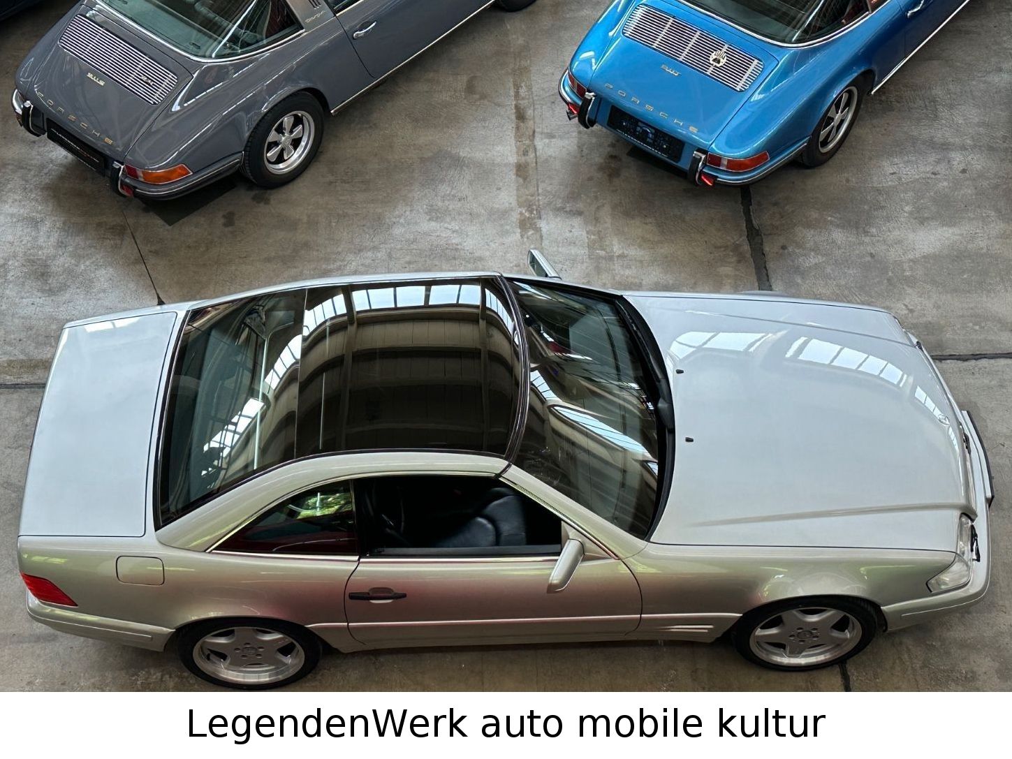 Fahrzeugabbildung Mercedes-Benz SL500 R129 PANORAMA GLASDACH AMG18" ADS 245 BRD