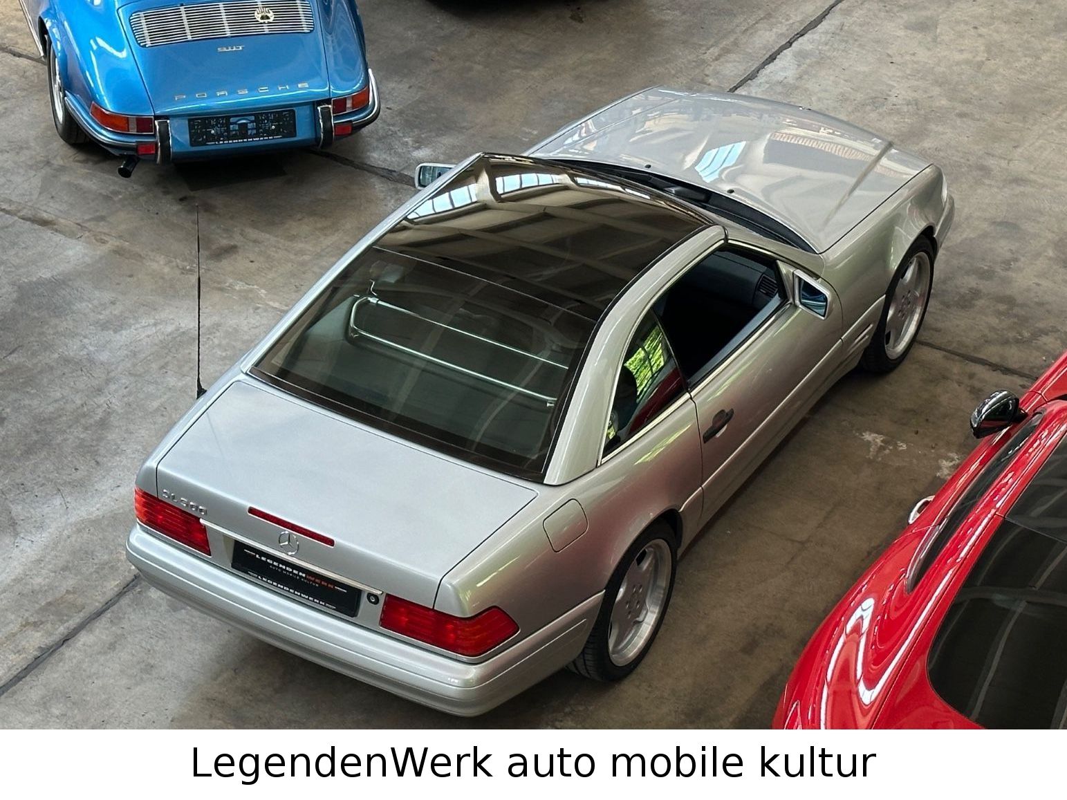 Fahrzeugabbildung Mercedes-Benz SL500 R129 PANORAMA GLASDACH AMG18" ADS 245 BRD