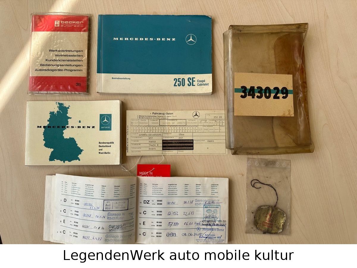 Fahrzeugabbildung Mercedes-Benz 250 SE W111 Hamburg Schweiz UNGESCHWEIßT SSD AUT