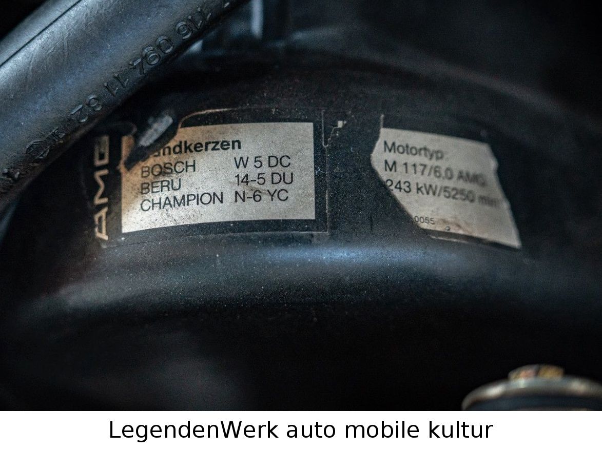 Fahrzeugabbildung Mercedes-Benz 560 SEC 6.0 AMG 2V ORIGINAL PRE MERGER 235kw BRD