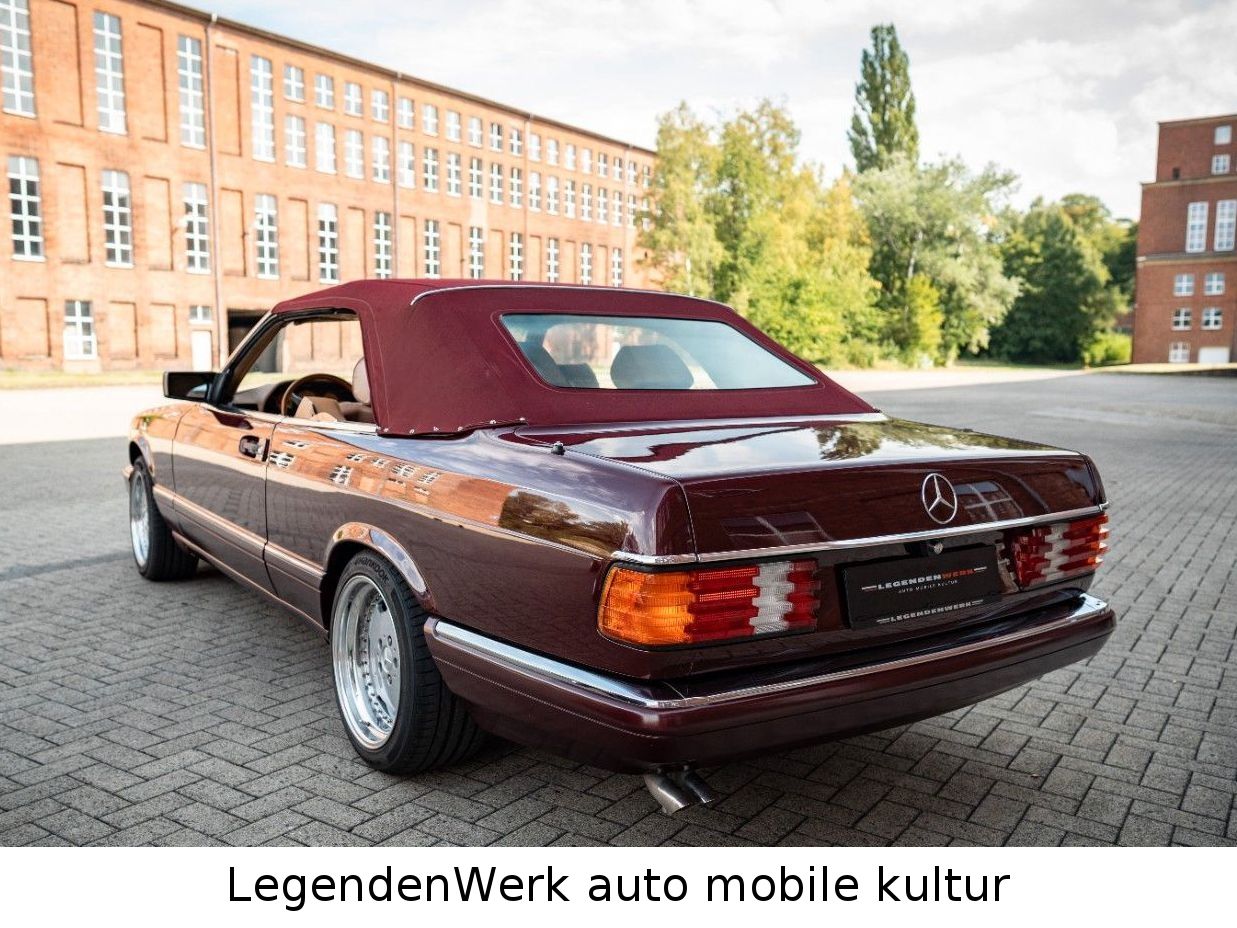 Fahrzeugabbildung Mercedes-Benz 560 SEC Cabriolet ORIGINAL SGS Marbella BRD220kw