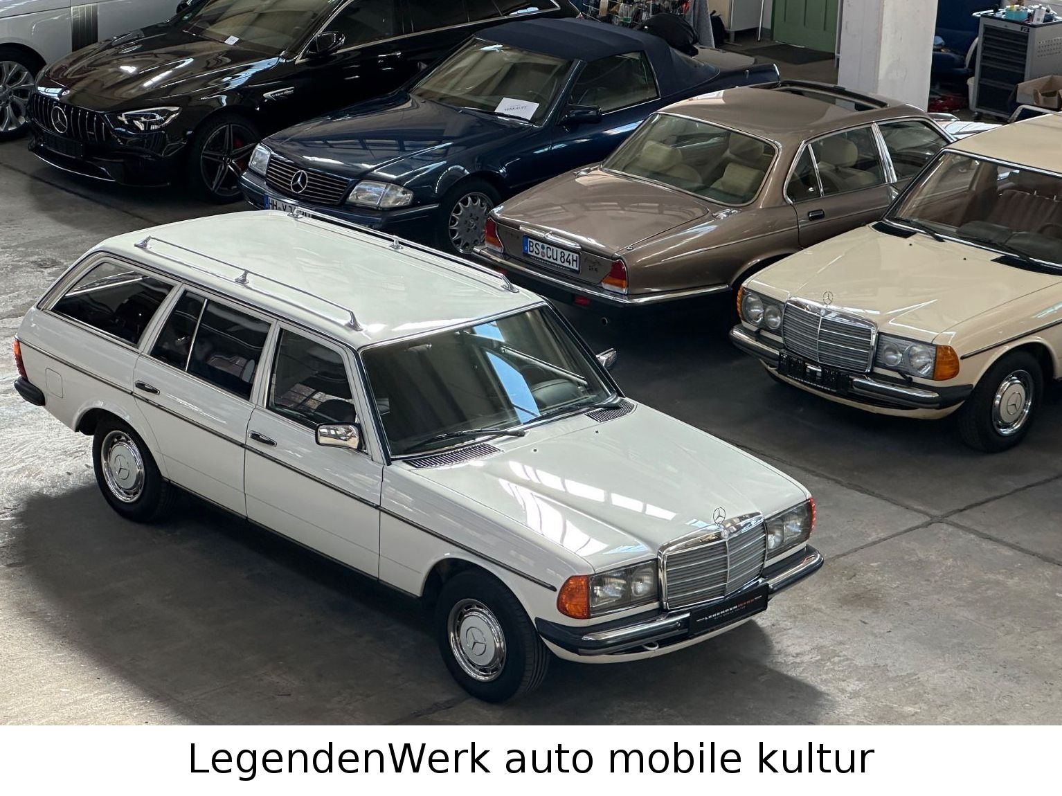 Fahrzeugabbildung Mercedes-Benz 200T S123 W Erstlack Ungeschweißt BRD Scheckheft