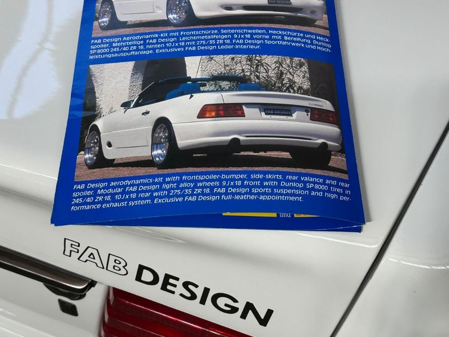 Fahrzeugabbildung Mercedes-Benz SL 500 FAB DESIGN UNIKAT SHOW CAR GENF 1995 H-ZL