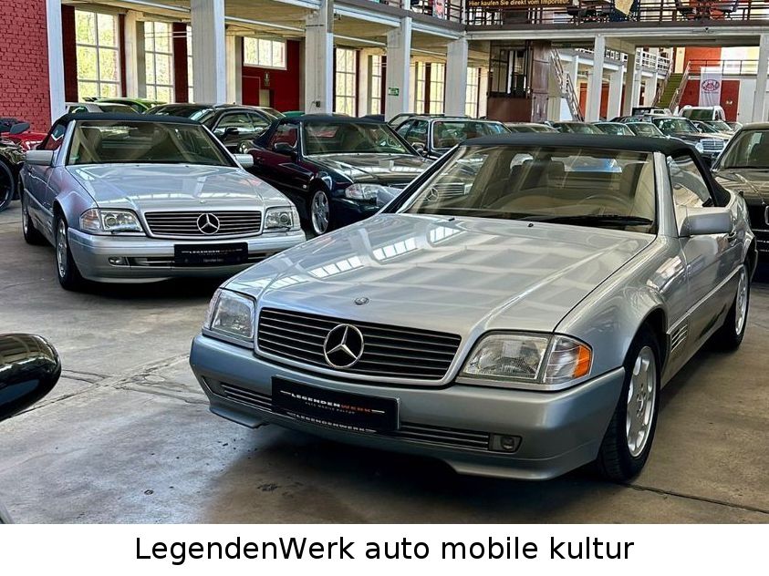 Fahrzeugabbildung Mercedes-Benz SL 320 R129 BRD 1.Lack 4-Sitze MB SERVICE neu