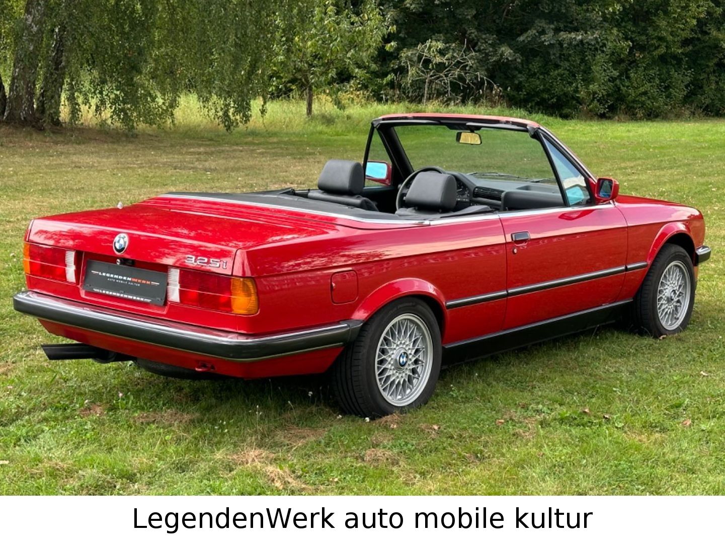 Fahrzeugabbildung BMW 325i E30 VFL CABRIO oh. KAT 2.Hd Classic Data 1-