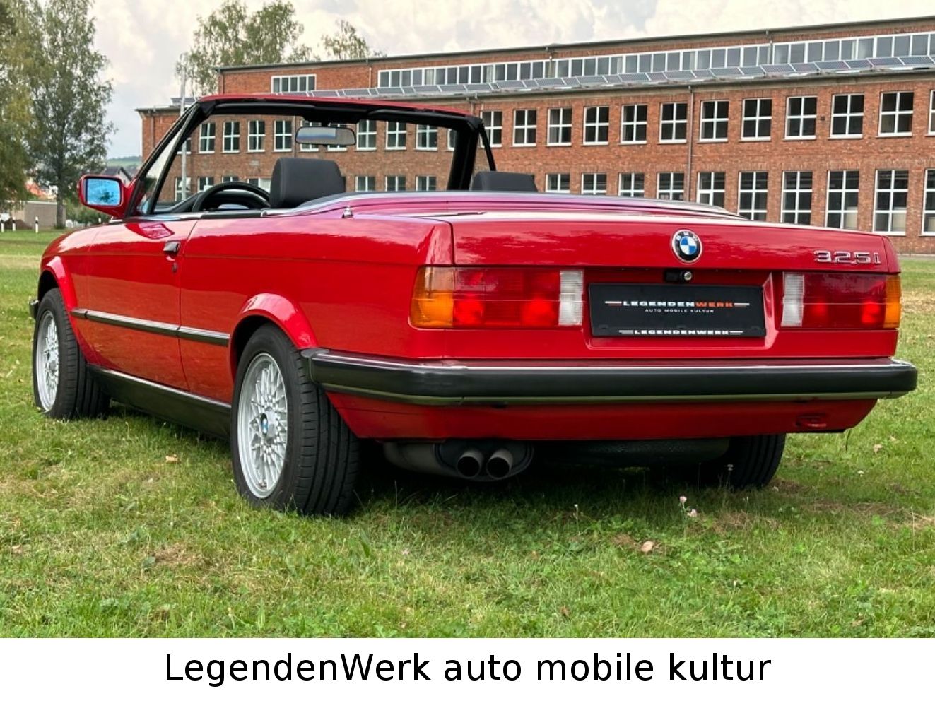 Fahrzeugabbildung BMW 325i E30 VFL CABRIO oh. KAT 2.Hd Classic Data 1-