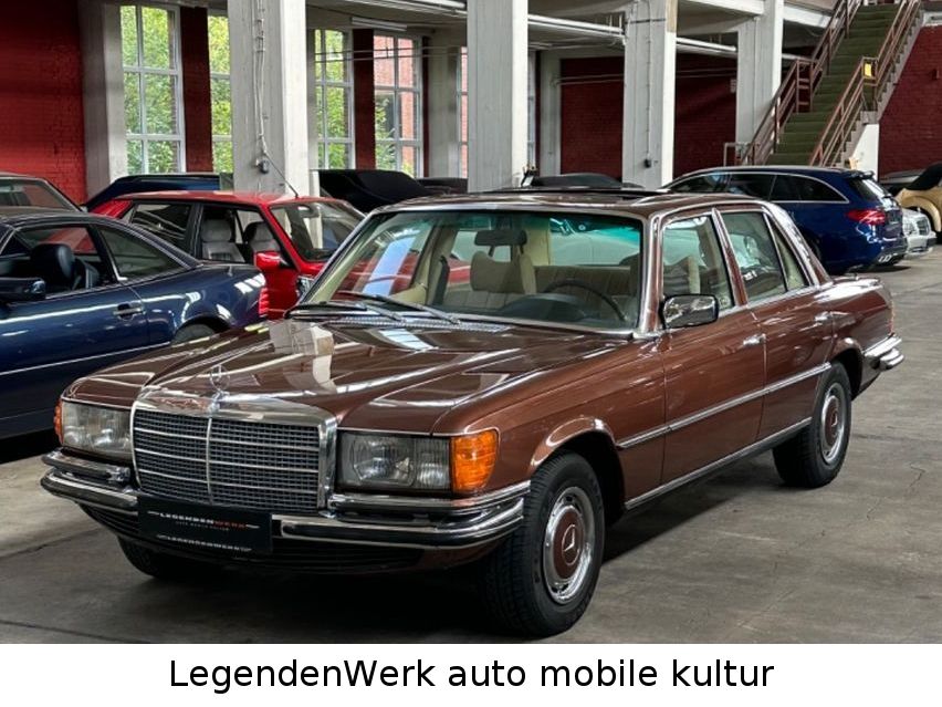 Mercedes-Benz 350 SE V8 W116 1. Hand Schiebedach MB Scheckheft