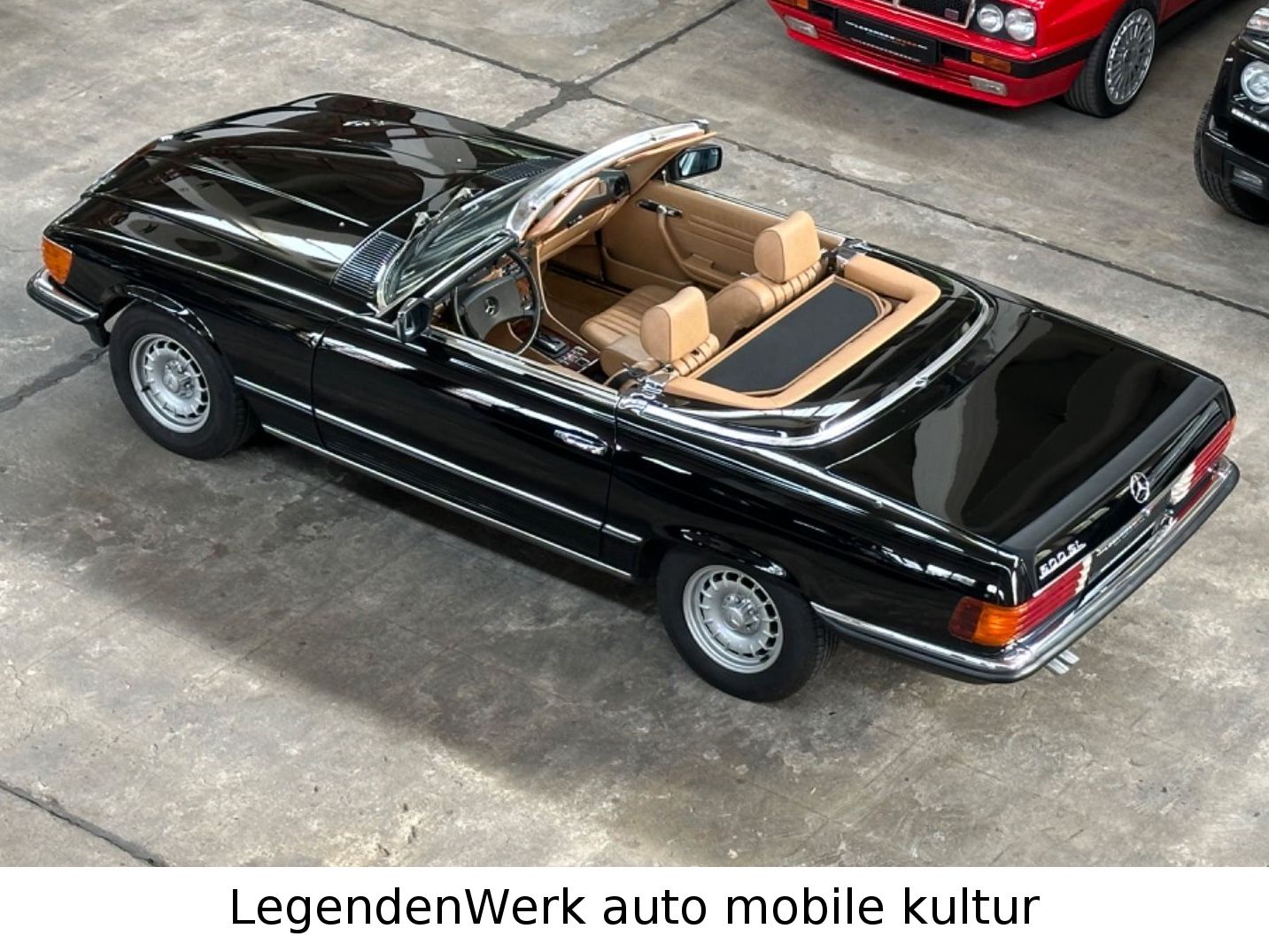 Fahrzeugabbildung Mercedes-Benz 500 SL R107 Dt. EZ MB S-Heft KLIMA Leder DATTEL