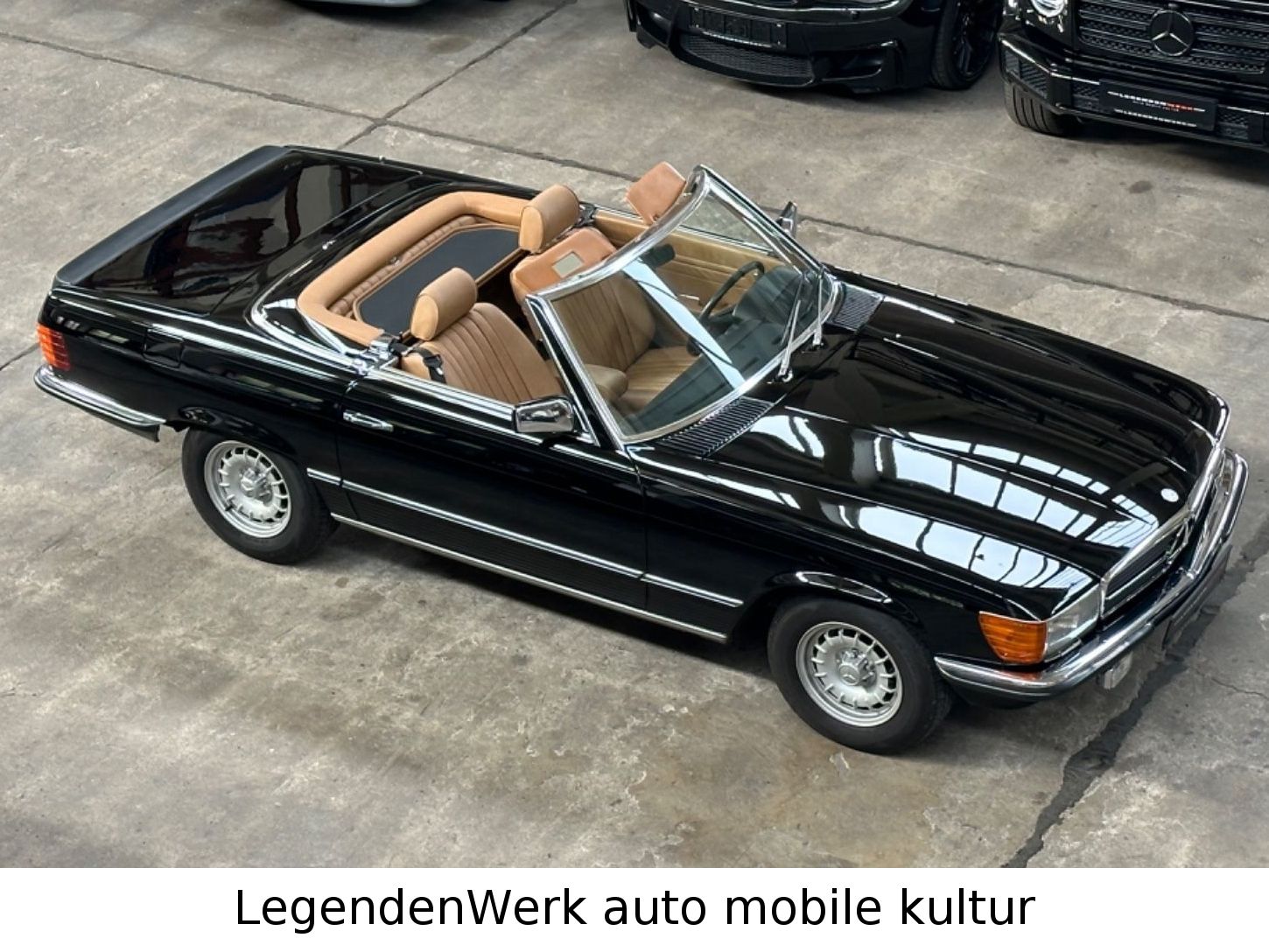 Fahrzeugabbildung Mercedes-Benz 500 SL R107 Dt. EZ MB S-Heft KLIMA Leder DATTEL