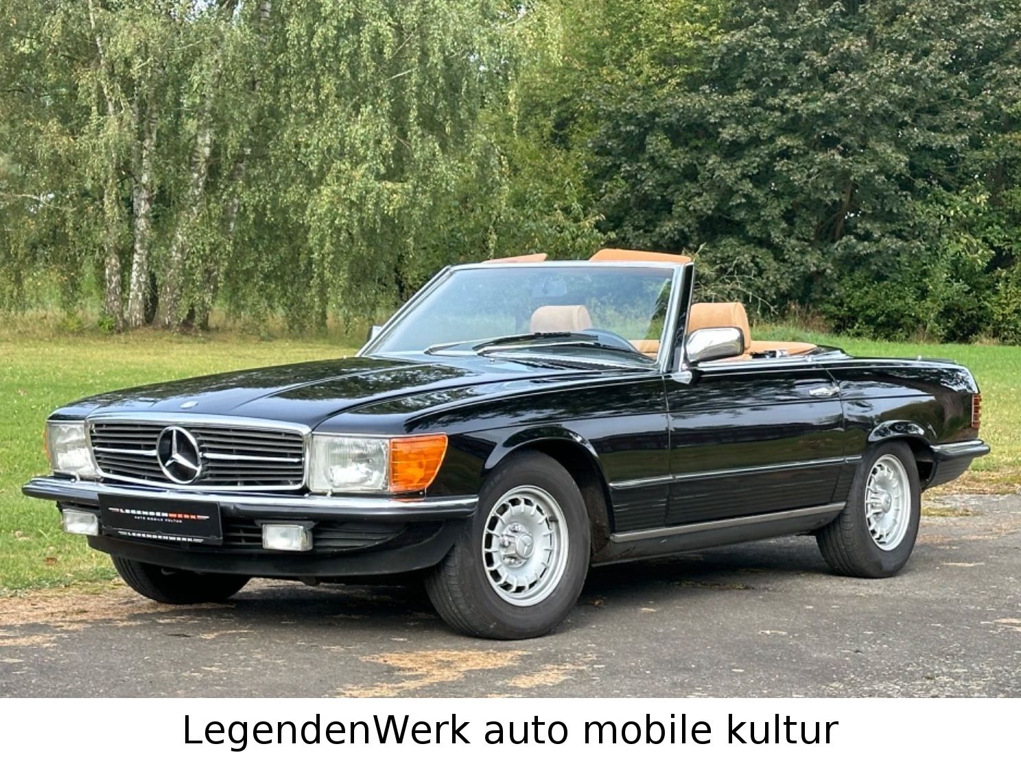 Fahrzeugabbildung Mercedes-Benz 500 SL R107 Dt. EZ MB S-Heft KLIMA Leder DATTEL