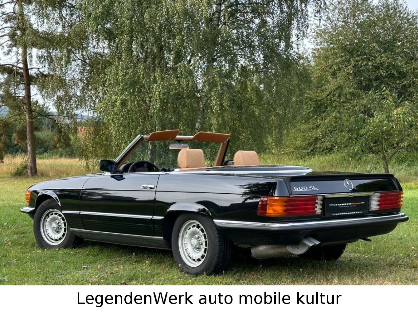 Fahrzeugabbildung Mercedes-Benz 500 SL R107 Dt. EZ MB S-Heft KLIMA Leder DATTEL